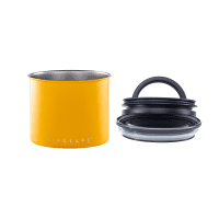 Airscape Edelstahl-Aromabehälter klein, gelb matt