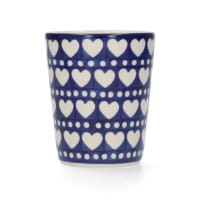 Bunzlau Castle Keramik Becher Tumbler 240 ml - Blue Valentine