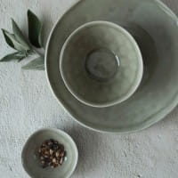 Dutch Rose Organic Teller 21,5 cm olive