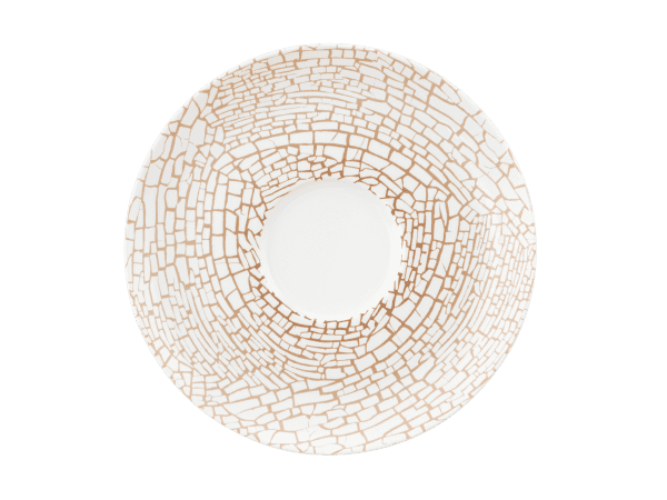Seltmann Porzellan Liberty Krakelee Kombi-Untertasse groß 16,5 cm