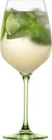 Eisch Glas Secco Flavoured Hugoglas 500/21g mit grünem Fuß, 2 Stk i.Geschenkk