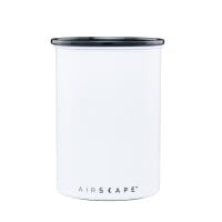 Airscape Edelstahl-Aromabehälter mittel, Weiß matt