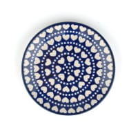 Bunzlau Castle Keramik Teller flach Ø 20 cm - Blue Valentine