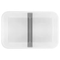 Zwilling Fresh & Save Lunchbox Set L Flach, 6-tlg. - Kunststoff Semitransparent-Grau