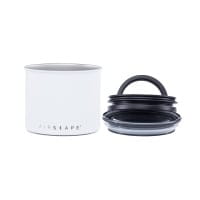 Airscape Edelstahl-Aromabehälter klein, Weiß matt