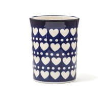 Bunzlau Castle Keramik Becher Straight 250 ml - Blue Valentine