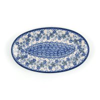 Bunzlau Castle Keramik Platte oval 21 cm Nr 1301 - Harmony