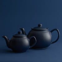 Price & Kensington Steingut Teekanne matt Blau, 450 ml