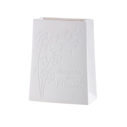 Gilde Porzellan Lampe LED-Tasche "Pusteblume" - 12 x 16 cm