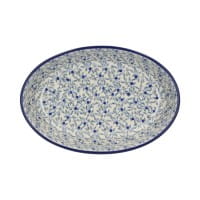 Bunzlau Castle Keramik Auflaufform oval 1,5 l - Blue Olive