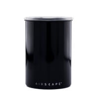 Airscape Edelstahl-Aromabehälter mittel, schwarz glänzend