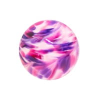 Ferrum Art Design Rost Glaskugel rosa Ø 7 cm