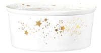 Seltmann Porzellan Liberty Golden Stars Schale rund 5298 mit Deckel 21 x 9 cm