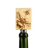 Scottish Eiche Flaschenverschluss - Biene 11 x 5 cm