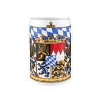 Seltmann Porzellan Compact Bayern Bierkrug ohne Deckel 408