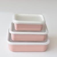 Honey Ware Color Line Emaille Frischhaltedose Alt Pink M - 0,74 L