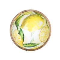 byRoom Scandinavian Mangoholz Schüssel Lemon Ø 25 cm, gelb