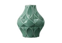 Königlich Tettau Porzellan T.Atelier Vase 20/02 Salbeigrün 11 cm