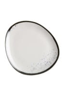 Mäser Porzellan Pintar Weißblau Teller oval 29 x 26 cm