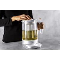 Zwilling Enfinigy Wasserkocher Pro mit Tee-Einsatz, Weiß, 1,7 l