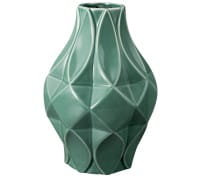 Königlich Tettau Porzellan T.Atelier Vase 20/02 Salbeigrün 21 cm