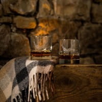 Scottish 2 Whiskybecher / Tumbler - Hirschbock Ø 8,5 cm