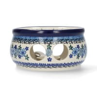 Bunzlau Castle Keramik Stövchen für Teekanne 1,3 l und 2,0 l - Flower Crown
