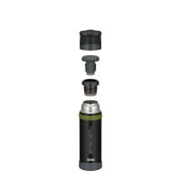 Thermos Isolierflasche MOUNTAIN charcoal black 0,5l, aufbau