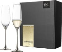 Eisch Glas Champagner Exklusiv Sektglas 500/95 platin - 2 Stück im Geschenkkarton